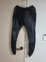 ヴィンテージ バイカラー デザイン バギー パンツ ブラック