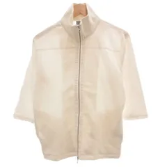 ティノラス MEN'S TENORAS ジップアップブルゾン スタンドカラー 七分袖 M 白 ホワイト /YJ ■GY59のサムネイル