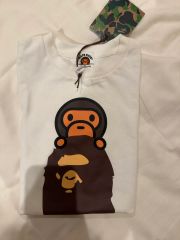 未使用 A BATHING APE BBC PHARRELL Tシャツ 白 XS - メルカリ