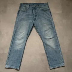 Levi's リーバイス 501 '93 ストレートデニムパンツ W34 ライトブルー 90s復刻 良品 ゆったり太め