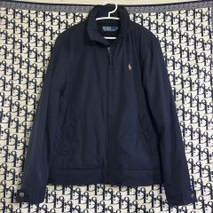 POLO RALPH LAUREN ネイビーブルゾン スイングトップ裏地チェック