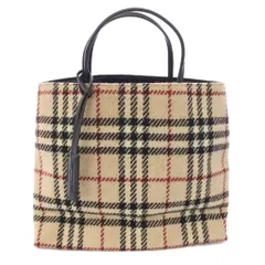 バーバリー ロンドン BURBERRY LONDON ハンドバッグ トートバッグ ノバチェック ベージュ /TK ■GY11