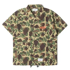 【美品】ROUGH AND RUGGED ラフアンドラゲッド ジャケット 迷彩 サイズ:3 | ダックハンターカモ 半袖 コーチジャケット | アウター ブルゾン 上着【メンズ】【中古】のサムネイル