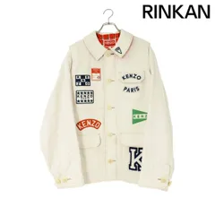ケンゾー  FD52VE0379RT Sailor workwear jacket ワッペンワークジャケットブルゾン メンズ Lのサムネイル