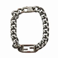 フェンディ FENDI バゲット ブレスレット バングル アクセサリー S シルバー 7AJ539AV8MF1LHWのサムネイル
