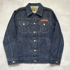 CLUCT クラクト 2ndタイプ デニムジャケット L 濃紺 美品 Gジャン セカンド アメカジ 革パッチ ルードのサムネイル