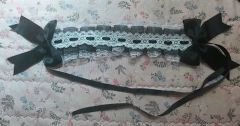 イノセントワールド クロスリボン ヘッドドレス ショコラ×生成 - メルカリ