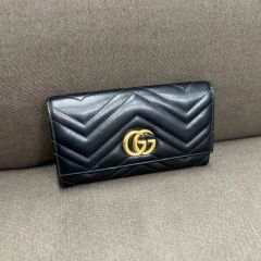 ◇極美品◇グッチ コンチネンタル 長財布 443436 ナッパレザー