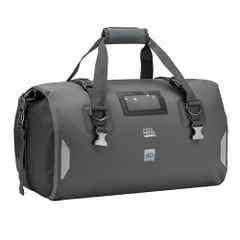 KEMIMOTO バイクシートバッグ 100％完全防水 ツーリングバッグ キャンプツーリング 40L ショルダーストラップ付き 反射ストリップ エアバルブ搭載 1-2泊以上の旅行に最適 オートバイ/アウトドア/キャンプ用バッグ KM-806  6e571a6b