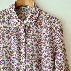 ☆美品☆【VINVERT バンベール】 リバティ　Nancy Ann ナンシーアン柄　花柄　ブラウス　サイズ11