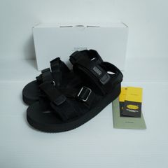 定番 美品 SUICOKE スイコック KISEE-VAB-SOFT Black ベルクロ