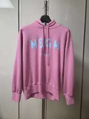 MSGM オーバーサイズ フードTシャツ ピンクのサムネイル