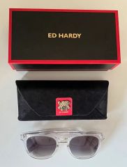 希少 Ed Hardy CROSS 一眼サングラス クロス 純正ケース付 - メルカリ