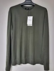 セオリー リー ラムウール セーター DARK OLIVE (L)のサムネイル