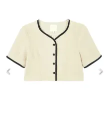 Grove(grove) coa リネン ジャケット (アイボリー)のサムネイル