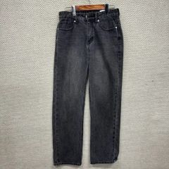 Levi's 567 ブーツカット デニム ブラック W30 L30 - メルカリ