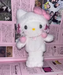 サンリオ ハローキティ 原宿 限定 マスコット キーホルダー キティ ロング足キティ