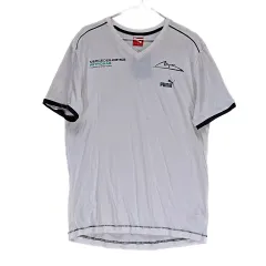 プーマ メンズ 半袖Tシャツ 105 白 スポーティー 未使用級 07269