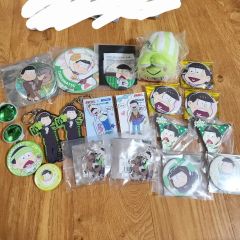 おそ松さん チョロ松 アクリルキーホルダー 缶バッジ ラバーストラップ
