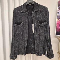 Y2K archive grunge gimmick ベロア　シャツ　V系　衣装 Y2K archive grunge gimmick ベロア シャツ V系 衣装 - メルカリ