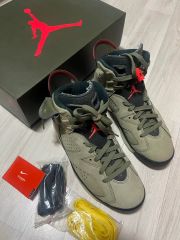 レシート原本付き Nike Jordan 6 GS Travis Scott - メルカリ