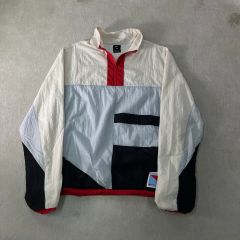 【希少】ナイキ ナイロンジャケット アノラック 白タグ 90s ハーフジップ 希少 ナイキ 90s ナイロンジャケット アノラック ハーフジップ 黒