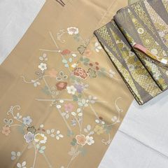 訪問着フルセット 高級 辻が花 西陣織 結婚式 入学式 卒園式 訪問着