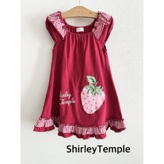 シャーリーテンプル♥️90 チュニック スカート いちご柄 さくらんぼ