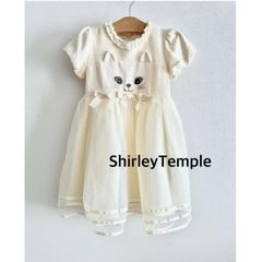シャーリーテンプル　ねこチュールワンピース シャーリーテンプル ねこチュールワンピ110 - メルカリ