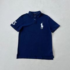 ラルフローレン リネンシャツ ライトブルー ポニー刺繍 青 T1544 C5