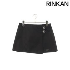 PRADA プラダ ブラック ラップスカート リナイロン - メルカリ