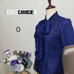 高級シルク混】GRACE CONTINENTAL チェックシアーフリルトップス 