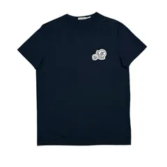 MONCLER/L/ネイビー/半袖Tシャツ/型番D20918032500 8390Y