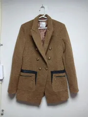レディース ファッション ブラウン ジャケット アウター コート スーツ ZARA ザラ