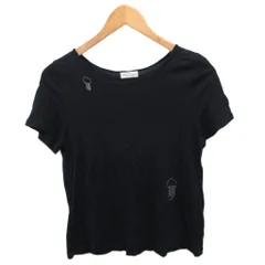 サリースコット Sally Scott カットソー Tシャツ 半袖 刺繍 M 紺  ネイビー 57-85-5851 ■YHS10のサムネイル