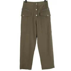 フィリップリム PHILLIP LIM ウール スナップ カーゴ パンツ 0 / k2753