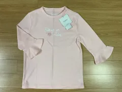 7分袖 刺繍 Tシャツ 150