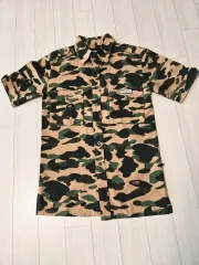 A BATHING APE ベイプ カモ リップストップ シャツ Mサイズのサムネイル