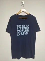 パタゴニアPatagonia ビックロゴ ネイビー 半袖Tシャツ - T127