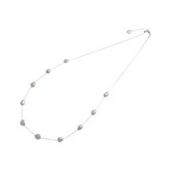 フロスト水晶「なつめカット」 アメジスト入り ネックレス<260325 