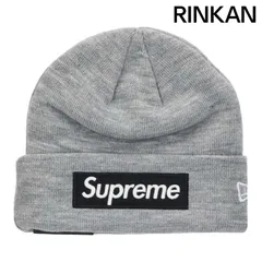 シュプリーム ×ニューエラ New Era  Box Logo Beanie ボックスロゴビーニーニット帽 メンズ
