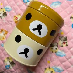 リラックマ コリラックマ キイロイトリ顔型お弁当箱 昭和平成レトロ