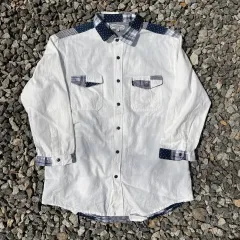 Splendid Satisfaction ヴィンテージパッチワークシャツ（実寸確認）のサムネイル