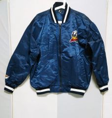 MA-1 ボスジャン　navy 刺繍ロゴ　レア MA-1 ボスジャン navy 刺繍ロゴ レア - メルカリ