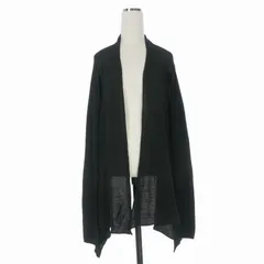リックオウエンス Rick Owens 05AW MOOG期 ドレープ ニット カーディガン 長袖 40 ブラック 黒のサムネイル