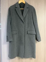 マイン カシミア混 グレー コート