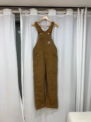Carhartt WIP ベージュオーバーオール - メルカリ