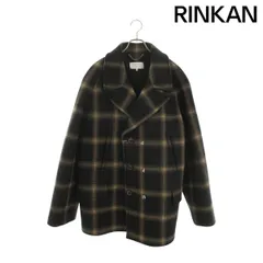 メゾンマルジェラ ×ペンドルトン PENDLETON  23AW  S67AM0071 オンブレチェックシアリングウールダブルブレストピーコート メンズ 44のサムネイル