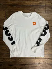 ナイキ 白 Just Do It XXL 長袖Tシャツ