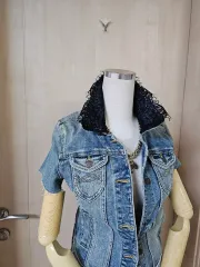 アバクロンビー デニム 半袖 レイ ス ジャケット Sのサムネイル